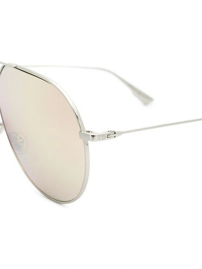 Shop Dior Stellaire 3 Sunglasses In Metallic