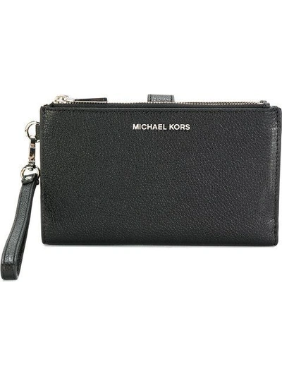 Michael Michael Kors Adele Smartphone Wristlet In Black