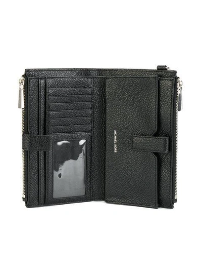 Michael Michael Kors Adele Smartphone Wristlet In Black