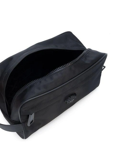 Shop Versace Medusa Head Wash Bag In Black