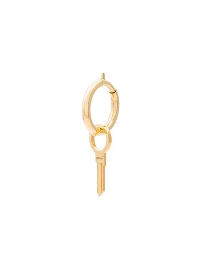 Shop Ambush Mini Key Single Earring In Gold