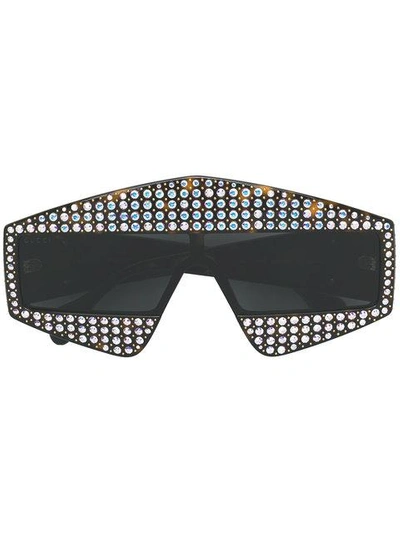 crystal visor sunglasses