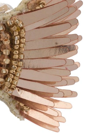 Shop Mignonne Gavigan Wings Beaded Earrings In Neutrals
