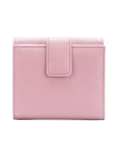 Shop Dolce & Gabbana French Flap Wallet - Pink