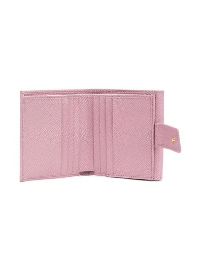 Shop Dolce & Gabbana French Flap Wallet - Pink