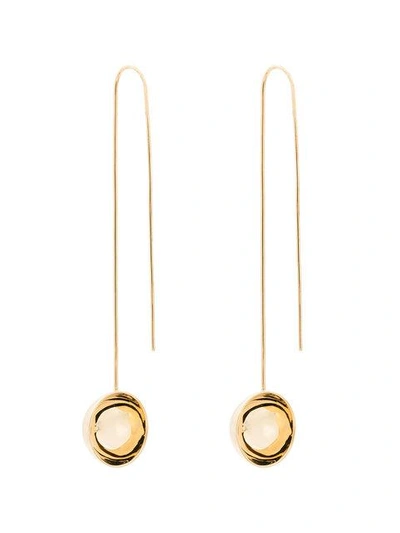 Shop Beaufille 10k Yellow Gold Plated Large Scoop Earrings - Metallic