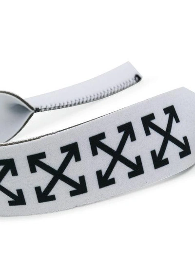 logo print cuff