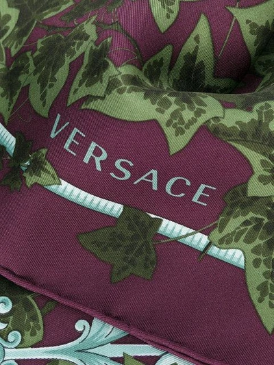 Shop Versace Edera Print Scarf