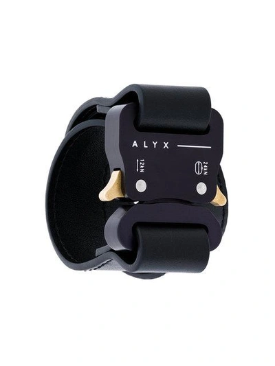 Shop Alyx 1017  9sm Buckled Bracelet - Black