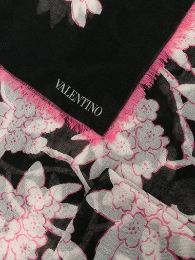 Shop Valentino Floral Print Scarf