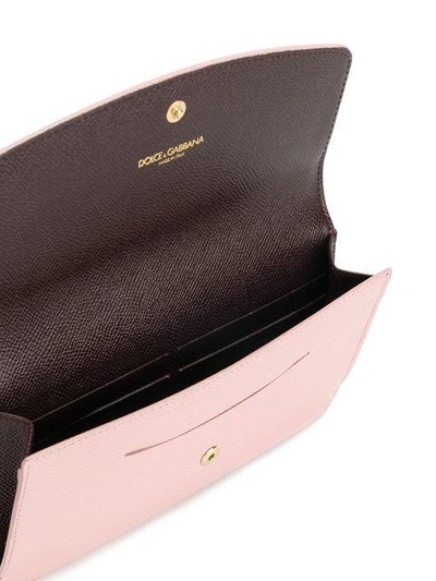 Shop Dolce & Gabbana Dauphine Wallet In Pink