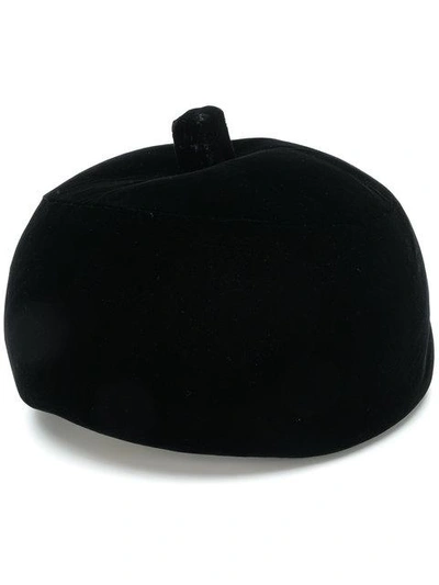Shop Balenciaga Vintage Toque Hat - Black