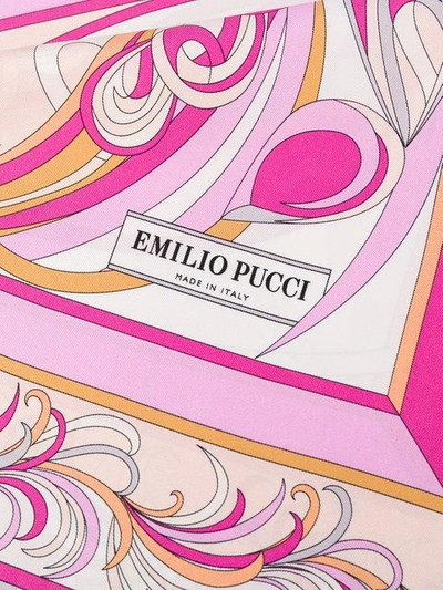 Shop Emilio Pucci Printed Scarf - Multicolour