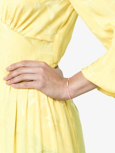 Shop Anni Lu Pink And Yellow Peppy Gold Plated Bracelet