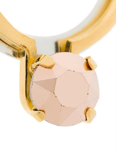 Wouters & Hendrix 'technofossils' Ohrringe Mit Kristall In Metallic