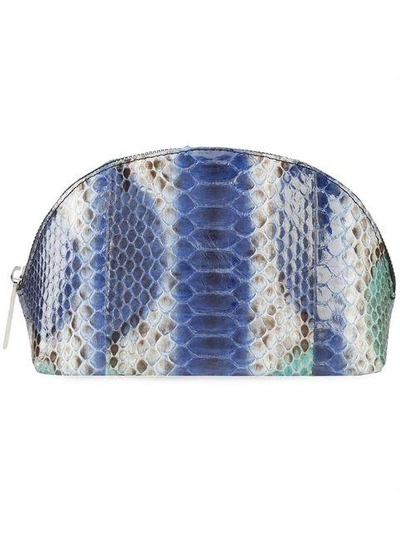 Shop Elisabeth Weinstock Dubai Cosmetic Bag In Blue