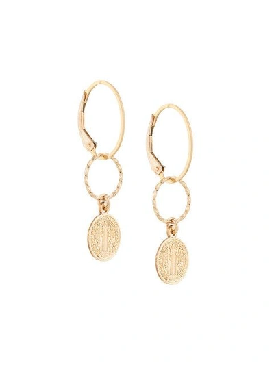 Shop Petite Grand Byzantine Earrings In Metallic