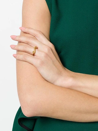 Wouters & Hendrix Technofossils Ring In Metallic