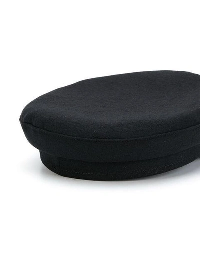 Shop Manokhi Star Baker Boy Hat In Black