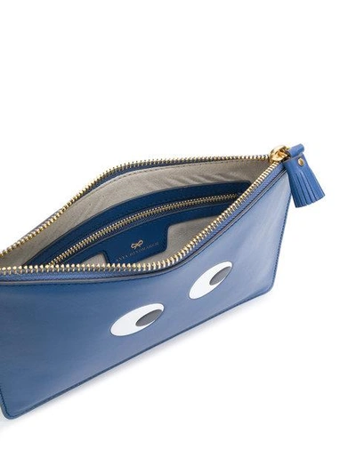 Shop Anya Hindmarch Eyes Zipped Pouch