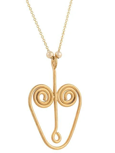 Shop Petite Grand Picasso Necklace In Metallic