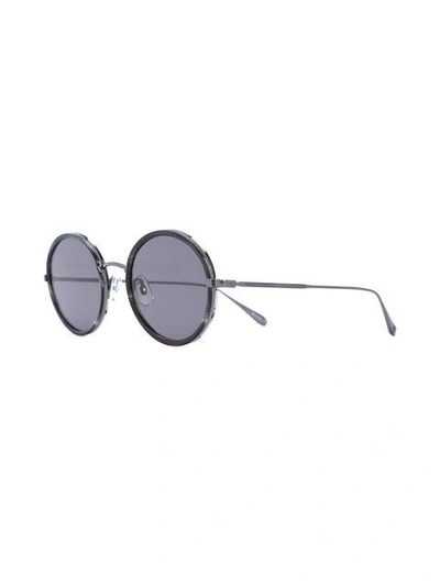 Shop Garrett Leight Playa Sunglasses In Black