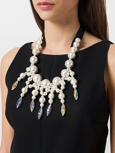 Shop Moy Paris Layered Necklace In White