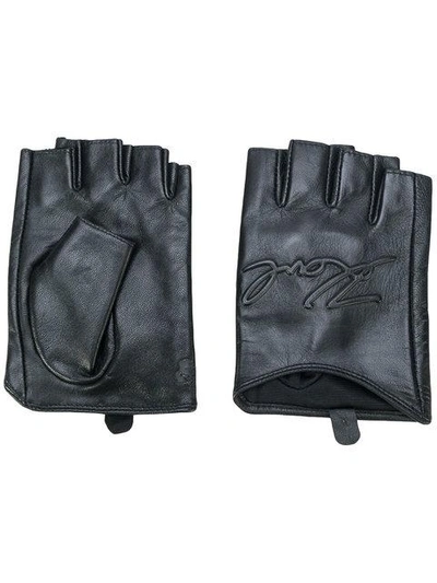 Shop Karl Lagerfeld K/signature Glove - Black