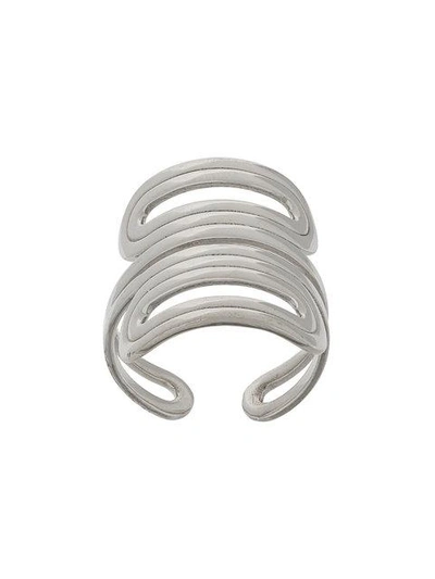 Shop Charlotte Valkeniers Waver Ring - Metallic