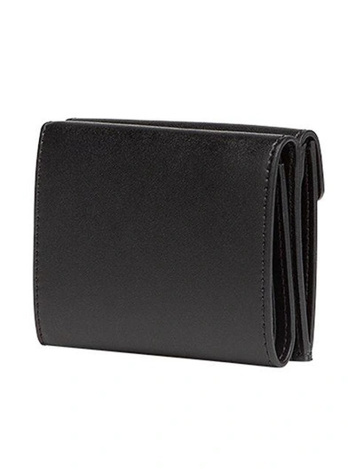 Shop Fendi Micro Trifold Wallet In Black