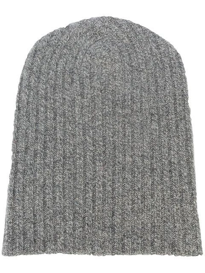 Shop The Elder Statesman Cashmere Summer Cap - Grey