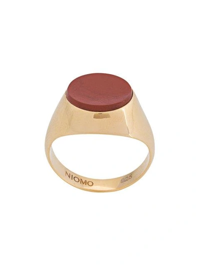 Shop Niomo Philomena Oval Ring - Metallic