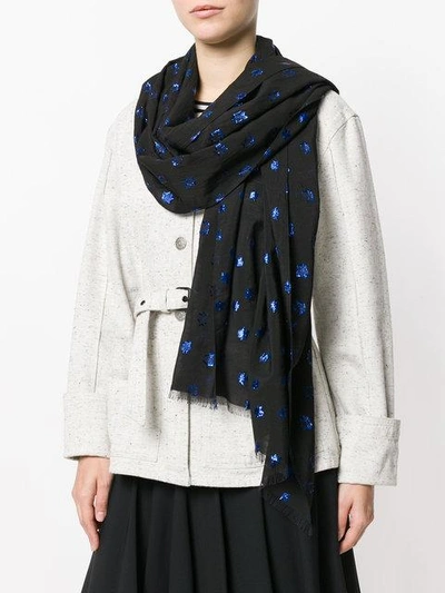 Shop Coach Star Embroidered Scarf