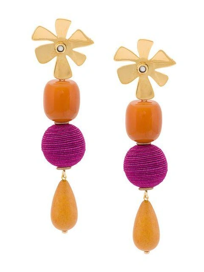 Shop Lizzie Fortunato Jewels Hanging Drop Earrings - Brown