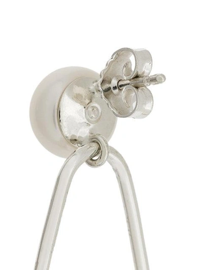 Wouters & Hendrix Technofossils E-coated Balance Earrings In Metallic