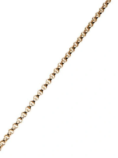 Shop Marla Aaron 14k Yellow Gold Rolo Thin Chain In Metallic