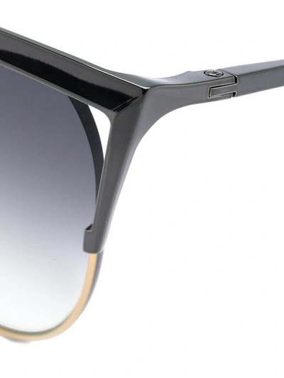 Shop Dita Eyewear Revoir Sunglasses In Black