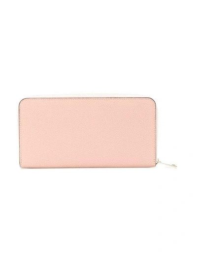Shop Furla Babylon Zip Around Wallet In Pink
