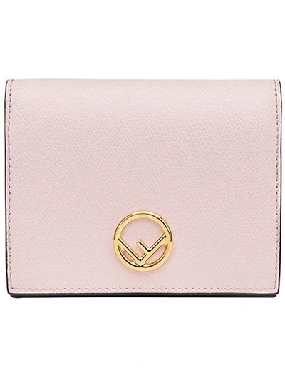 Shop Fendi Bi-fold Wallet In Pink