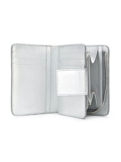 Shop Givenchy Pandora Compact Wallet - Grey