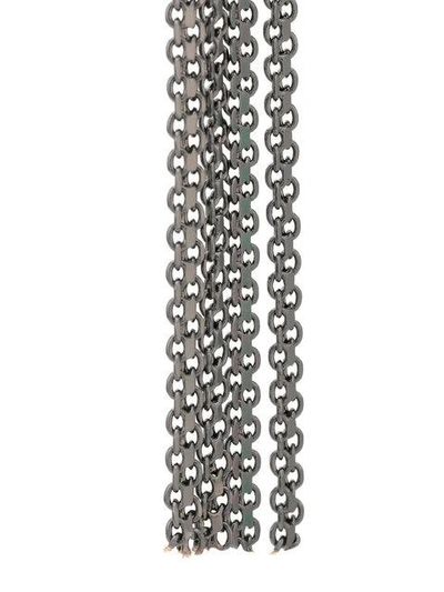 Shop Camila Klein Long Chain Earrings - Metallic