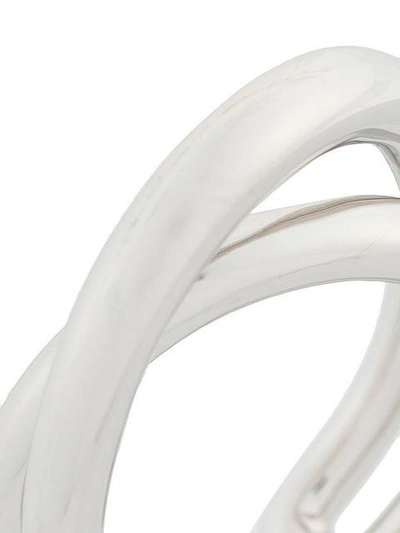 Charlotte Chesnais Initial Ring In Metallic