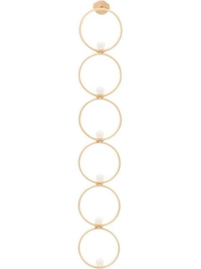 Shop Anissa Kermiche Rondeur Infinie Earring In Metallic