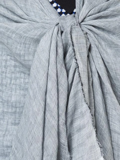 Shop Destin Woven Cape - Grey