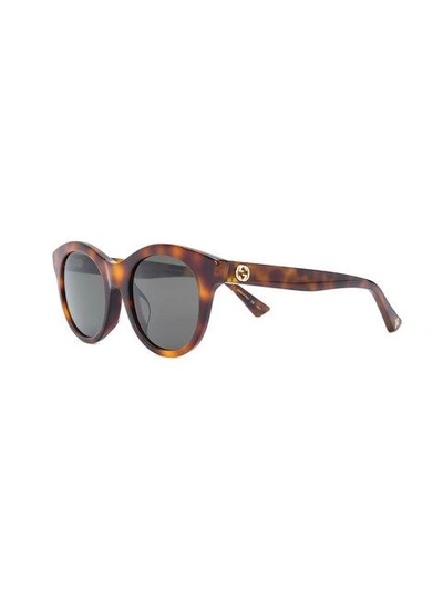 Shop Gucci Cat Eye Tortoiseshell Sunglasses
