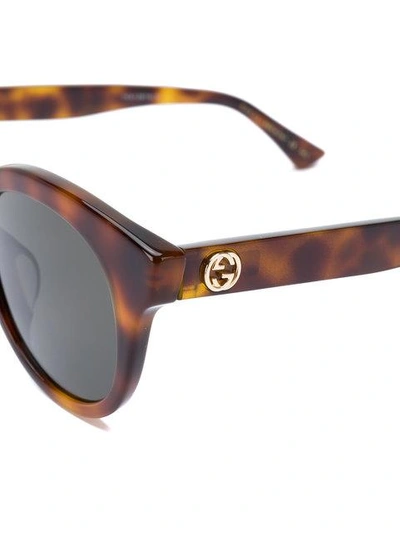 Shop Gucci Cat Eye Tortoiseshell Sunglasses