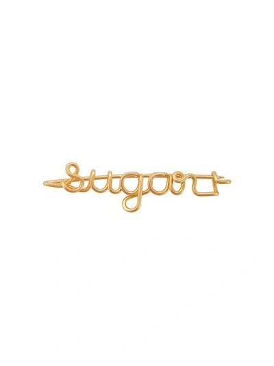 Shop Atelier Paulin Sugar Pin In Metallic