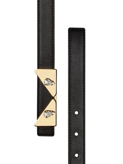 Shop Fendi Bag Bugs Belt - Black