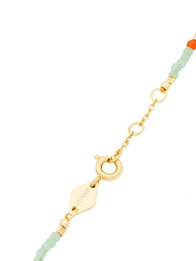 Shop Anni Lu Green, Red And Orange Peppy Gold Plated Bracelet