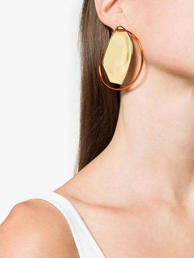 Shop Gaviria Jewellery Gaviria Spaghetti Neon Earring - Yellow